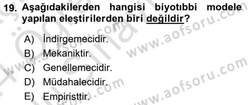 Sosyal Psikoloji 2 Dersi 2023 - 2024 Yılı Yaz Okulu Sınav Soruları 19. Soru