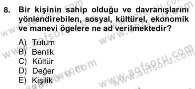 Pazarlama İlkeleri Dersi Ara Sınavı Deneme Sınav Soruları 8. Soru