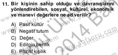 Pazarlama İlkeleri Dersi 2013 - 2014 Yılı (Vize) Ara Sınav Soruları 11. Soru