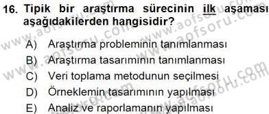 Pazarlama İlkeleri Dersi Ara Sınavı Deneme Sınav Soruları 16. Soru