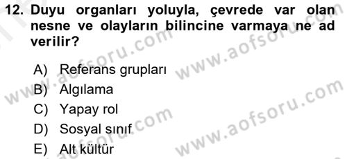 Pazarlama İlkeleri Dersi Ara Sınavı Deneme Sınav Soruları 12. Soru