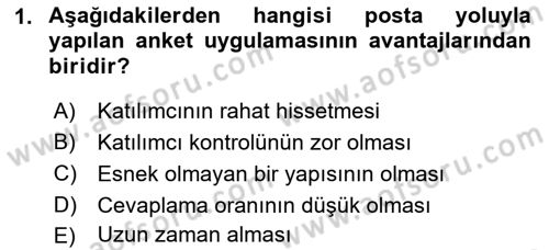 Pazarlama İlkeleri Dersi 2018 - 2019 Yılı Yaz Okulu Sınav Soruları 1. Soru