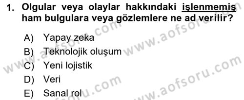 Pazarlama İlkeleri Dersi 2022 - 2023 Yılı Yaz Okulu Sınav Soruları 1. Soru