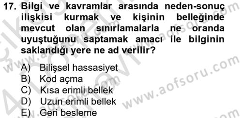 Bütünleşik Pazarlama İletişimi Dersi 2013 - 2014 Yılı Tek Ders Sınav Soruları 17. Soru