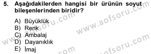 Bütünleşik Pazarlama İletişimi Dersi 2014 - 2015 Yılı (Final) Dönem Sonu Sınav Soruları 5. Soru