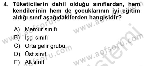 Sağlık Hizmetleri Pazarlaması Dersi 2022 - 2023 Yılı Yaz Okulu Sınav Soruları 4. Soru