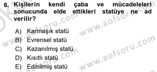 Sağlık Hizmetleri Pazarlaması Dersi 2022 - 2023 Yılı Yaz Okulu Sınav Soruları 6. Soru