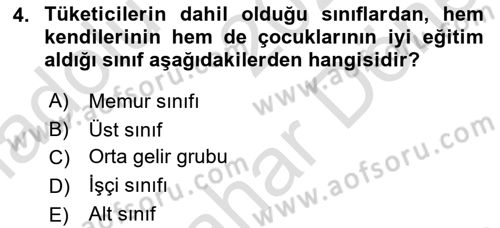 Sağlık Hizmetleri Pazarlaması Dersi 2024 - 2025 Yılı (Final) Dönem Sonu Sınav Soruları 4. Soru