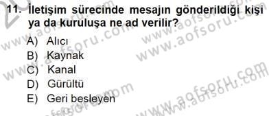 Spor Pazarlaması Dersi 2012 - 2013 Yılı (Final) Dönem Sonu Sınav Soruları 11. Soru