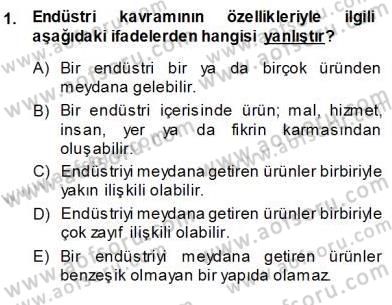 Spor Pazarlaması Dersi Ara Sınavı Deneme Sınav Soruları 1. Soru