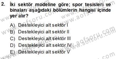 Spor Pazarlaması Dersi 2013 - 2014 Yılı (Final) Dönem Sonu Sınav Soruları 2. Soru