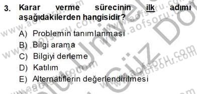 Spor Pazarlaması Dersi 2013 - 2014 Yılı (Final) Dönem Sonu Sınav Soruları 3. Soru