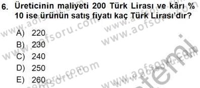 Spor Pazarlaması Dersi 2015 - 2016 Yılı (Final) Dönem Sonu Sınav Soruları 6. Soru