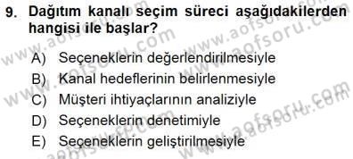 Spor Pazarlaması Dersi 2015 - 2016 Yılı (Final) Dönem Sonu Sınav Soruları 9. Soru