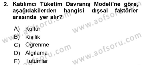 Spor Pazarlaması Dersi 2022 - 2023 Yılı (Final) Dönem Sonu Sınav Soruları 2. Soru