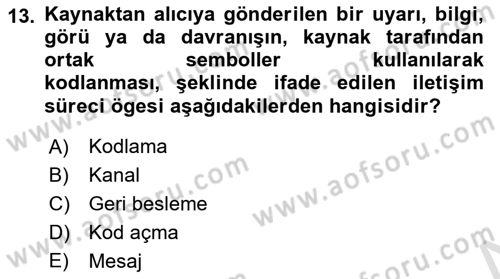 Spor Pazarlaması Dersi 2024 - 2025 Yılı (Final) Dönem Sonu Sınav Soruları 13. Soru