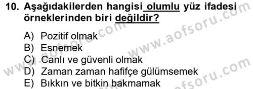 Müşteri İlişkileri Yönetimi Dersi 2012 - 2013 Yılı (Vize) Ara Sınav Soruları 10. Soru