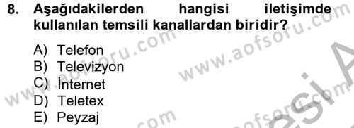 Müşteri İlişkileri Yönetimi Dersi 2012 - 2013 Yılı (Vize) Ara Sınav Soruları 8. Soru