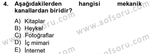 Müşteri İlişkileri Yönetimi Dersi 2012 - 2013 Yılı (Final) Dönem Sonu Sınav Soruları 4. Soru