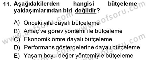 Müşteri İlişkileri Yönetimi Dersi 2013 - 2014 Yılı (Final) Dönem Sonu Sınav Soruları 11. Soru