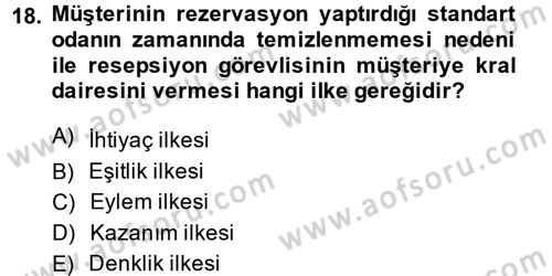Müşteri İlişkileri Yönetimi Dersi 2014 - 2015 Yılı (Final) Dönem Sonu Sınav Soruları 18. Soru