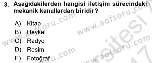 Müşteri İlişkileri Yönetimi Dersi 2016 - 2017 Yılı (Final) Dönem Sonu Sınav Soruları 3. Soru
