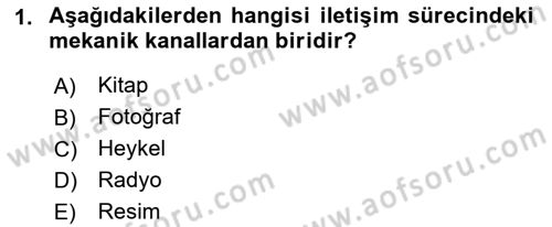 Müşteri İlişkileri Yönetimi Dersi 2018 - 2019 Yılı 3 Ders Sınavı 1. Soru