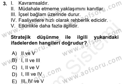 Müşteri İlişkileri Yönetimi Dersi 2018 - 2019 Yılı (Final) Dönem Sonu Sınav Soruları 3. Soru