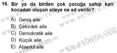 Tüketici Davranışları Dersi 2013 - 2014 Yılı Tek Ders Sınavı 16. Soru