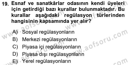 Tüketici Davranışları Dersi 2017 - 2018 Yılı (Vize) Ara Sınav Soruları 19. Soru