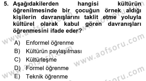 Tüketici Davranışları Dersi 2017 - 2018 Yılı (Final) Dönem Sonu Sınav Soruları 5. Soru