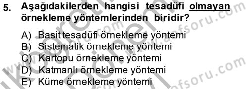 Uluslararası Pazarlama Dersi 2013 - 2014 Yılı (Final) Dönem Sonu Sınav Soruları 5. Soru