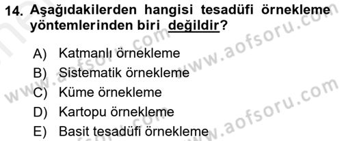Uluslararası Pazarlama Dersi 2017 - 2018 Yılı (Vize) Ara Sınav Soruları 14. Soru