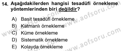 Uluslararası Pazarlama Dersi 2018 - 2019 Yılı (Vize) Ara Sınav Soruları 14. Soru