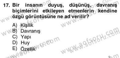 Satış Yönetimi Dersi 2013 - 2014 Yılı (Vize) Ara Sınav Soruları 17. Soru