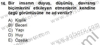 Satış Yönetimi Dersi 2014 - 2015 Yılı (Vize) Ara Sınav Soruları 16. Soru
