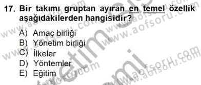 Satış Yönetimi Dersi 2014 - 2015 Yılı (Vize) Ara Sınav Soruları 17. Soru
