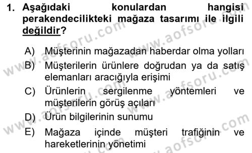 Satış Yönetimi Dersi 2018 - 2019 Yılı (Vize) Ara Sınav Soruları 1. Soru