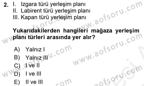 Satış Yönetimi Dersi 2018 - 2019 Yılı (Vize) Ara Sınav Soruları 2. Soru