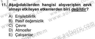 Eğlence Pazarlaması Dersi 2012 - 2013 Yılı (Vize) Ara Sınav Soruları 11. Soru