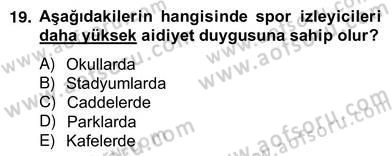 Eğlence Pazarlaması Dersi 2013 - 2014 Yılı (Vize) Ara Sınav Soruları 19. Soru