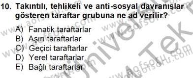 Eğlence Pazarlaması Dersi 2013 - 2014 Yılı Tek Ders Sınav Soruları 10. Soru