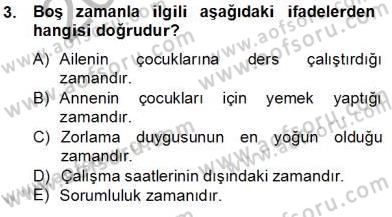 Eğlence Pazarlaması Dersi 2013 - 2014 Yılı Tek Ders Sınav Soruları 3. Soru