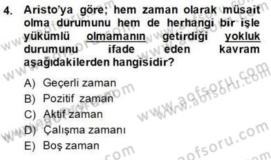 Eğlence Pazarlaması Dersi 2014 - 2015 Yılı (Vize) Ara Sınav Soruları 4. Soru
