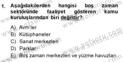 Eğlence Pazarlaması Dersi 2014 - 2015 Yılı (Final) Dönem Sonu Sınav Soruları 1. Soru