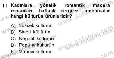 Eğlence Pazarlaması Dersi 2014 - 2015 Yılı (Final) Dönem Sonu Sınav Soruları 11. Soru