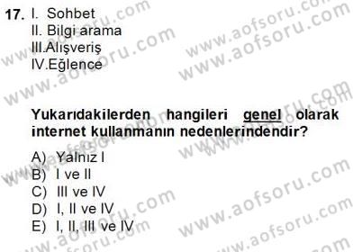Eğlence Pazarlaması Dersi 2014 - 2015 Yılı (Final) Dönem Sonu Sınav Soruları 17. Soru