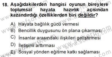 Eğlence Pazarlaması Dersi 2014 - 2015 Yılı (Final) Dönem Sonu Sınav Soruları 18. Soru