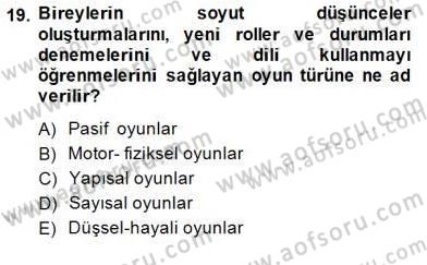 Eğlence Pazarlaması Dersi 2014 - 2015 Yılı (Final) Dönem Sonu Sınav Soruları 19. Soru