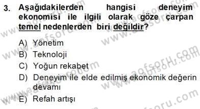 Eğlence Pazarlaması Dersi 2014 - 2015 Yılı (Final) Dönem Sonu Sınav Soruları 3. Soru